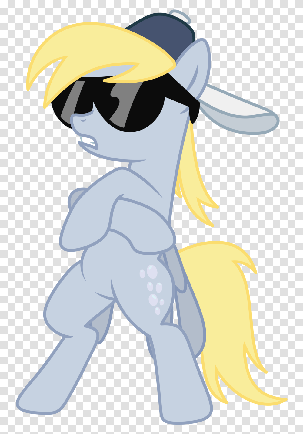 Derpy S Got Swag By Axemgr D4ollqp Rainbow Dash With Glasses, Helmet, Apparel Transparent Png