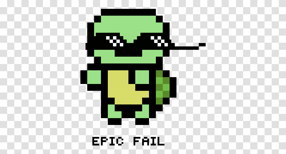 Derpy Turtle Pixel Art, Minecraft, Pac Man, Green Transparent Png