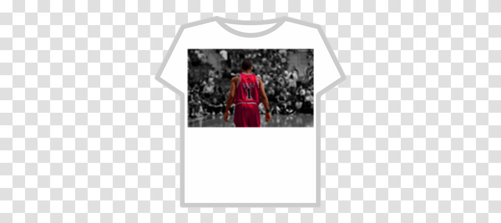 Derrick Rosenbawallpapershdbasketballdesktop Roblox T Shirt Roblox Supreme, Clothing, Person, Sleeve, Long Sleeve Transparent Png