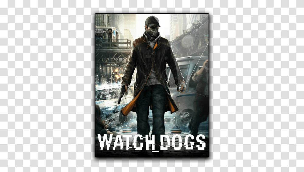 Descarga Watch Dogs Gratis Para Pc Desde La Plataforma Uplay Watch Dogs Like, Clothing, Person, Poster, Advertisement Transparent Png