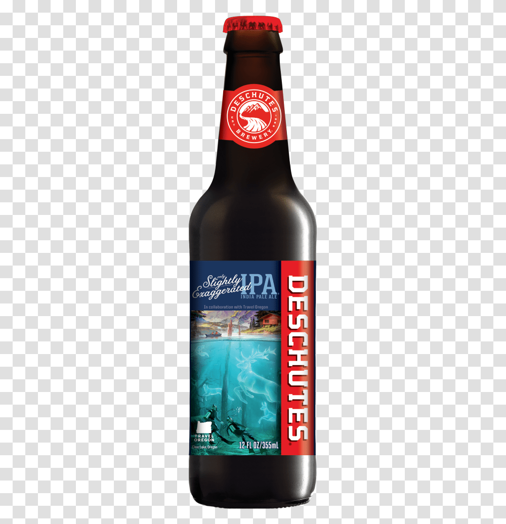 Deschutes Slightly Exaggerated Ipa, Beer, Alcohol, Beverage, Bottle Transparent Png