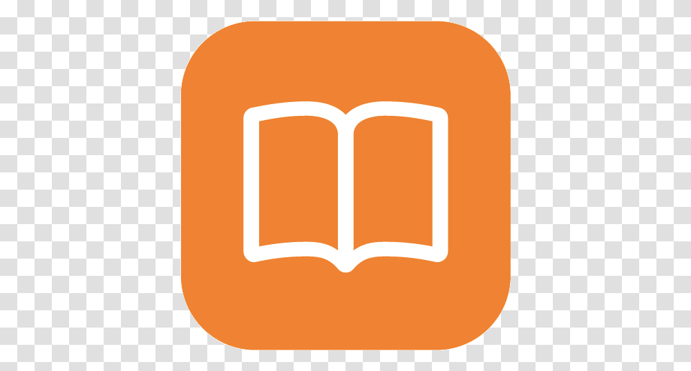 Description Book Icon Orange, First Aid, Logo Transparent Png