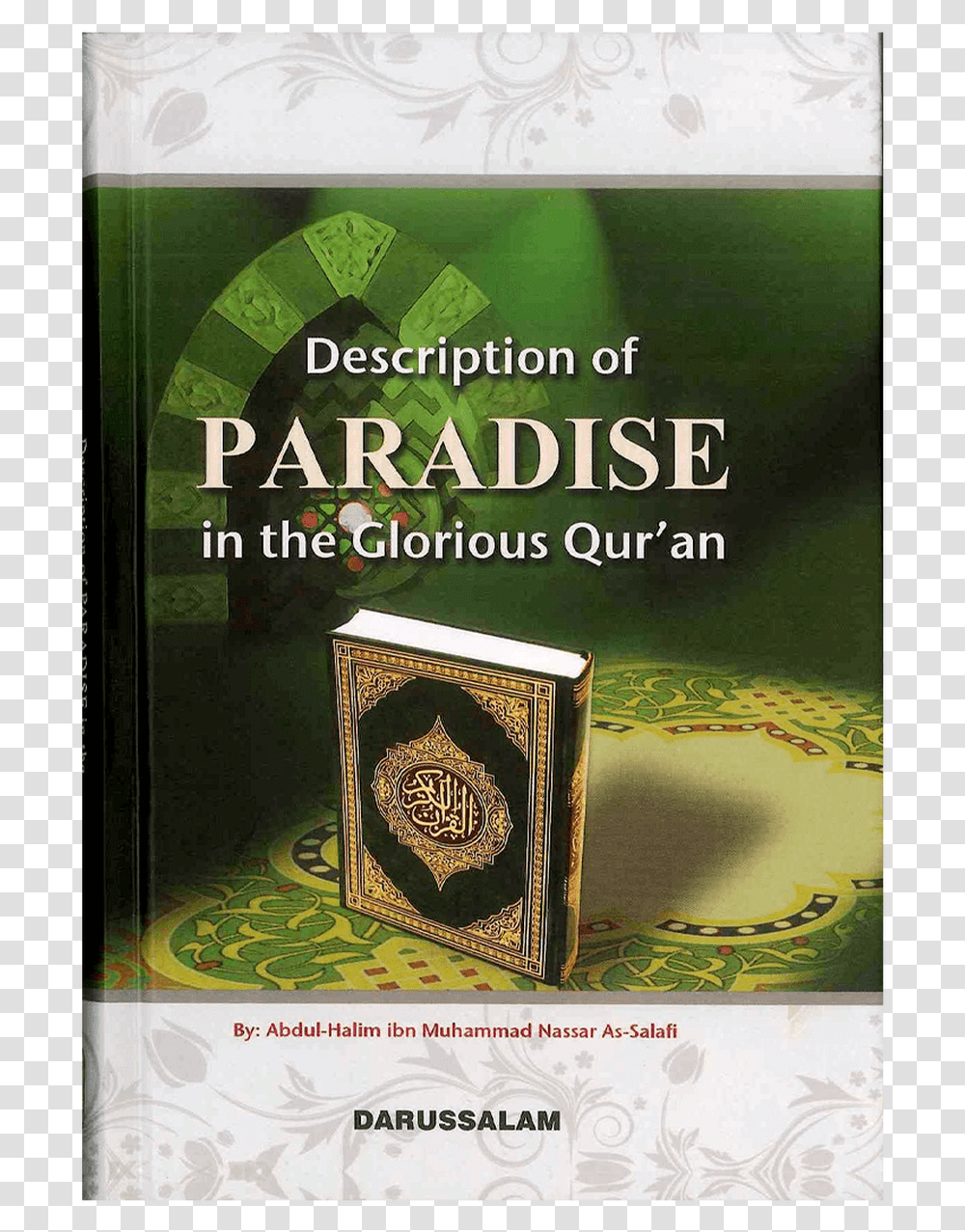 Description Of Paradise In The Glorious Qur An Quran, Novel, Book, Passport, Id Cards Transparent Png