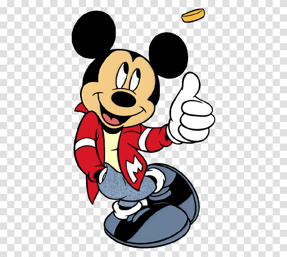 Desenho Da Disney Mickey Mouse, Person, Human, Thumbs Up, Finger Transparent Png