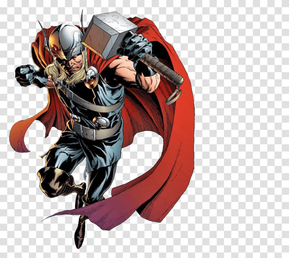 Desenho Thor Comic Thor, Person, Human, Helmet Transparent Png
