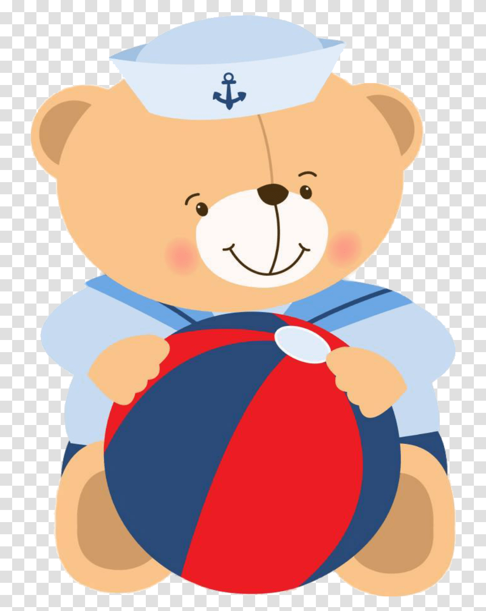 Desenho Ursinho Marinheiro Sailor Bear, Snowman, Toy, Ball Transparent Png