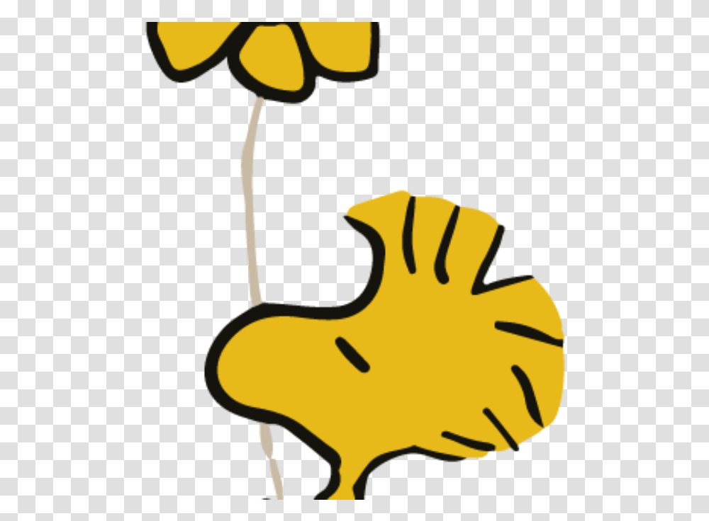 Desenho Woodstock Snoopy Com Fundo Transparente Grtis Charlie Brown Peanut, Leaf, Plant, Text, Animal Transparent Png