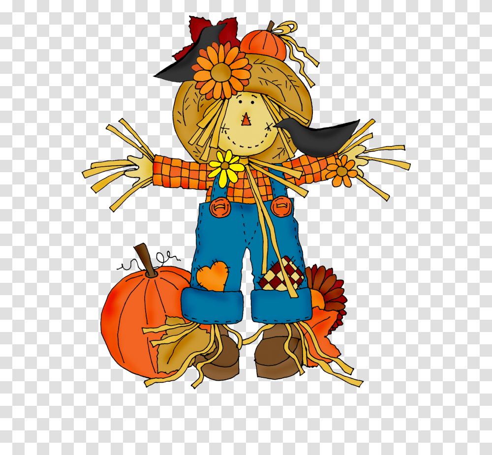 Desenhos Festa Junina Scarecrow With Pumpkins Clipart Scarecrow With Pumpkins Clipart, Vegetable, Plant, Food, Halloween Transparent Png