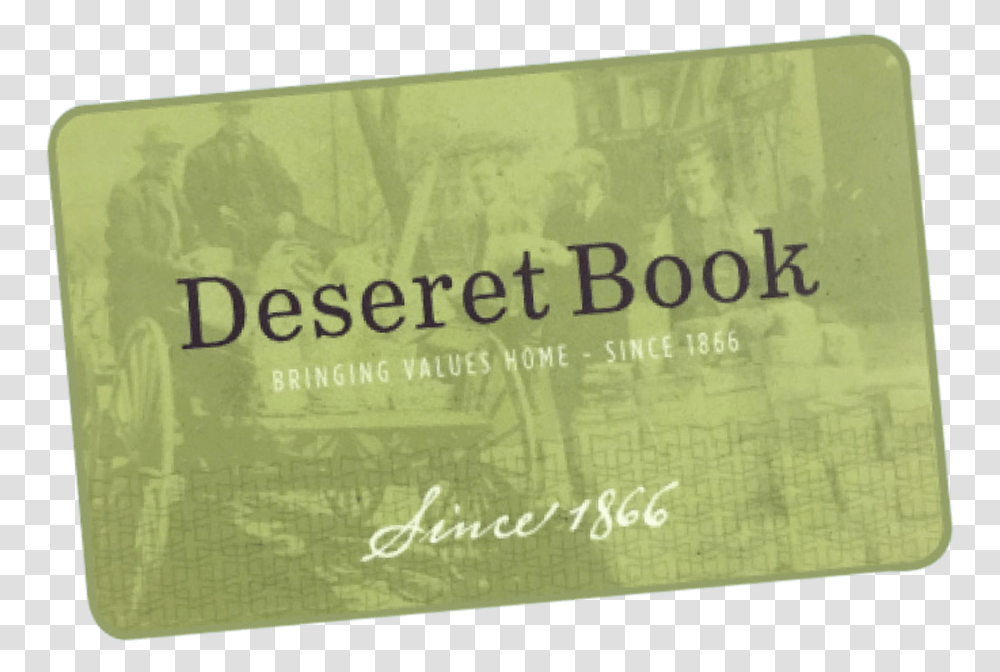 Deseret Book Logo, Outdoors, Paper, Nature Transparent Png