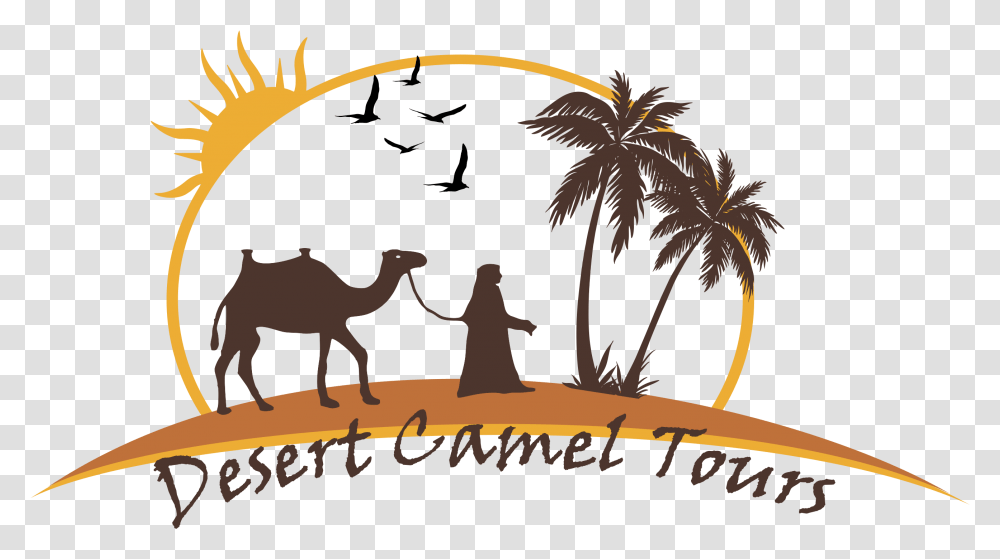 Desert Camel Tours Camel Logo, Animal, Mammal Transparent Png