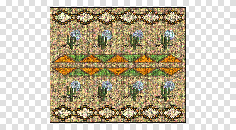 Desert Canvas Floral Design, Rug, Quilt, Pattern, Linen Transparent Png
