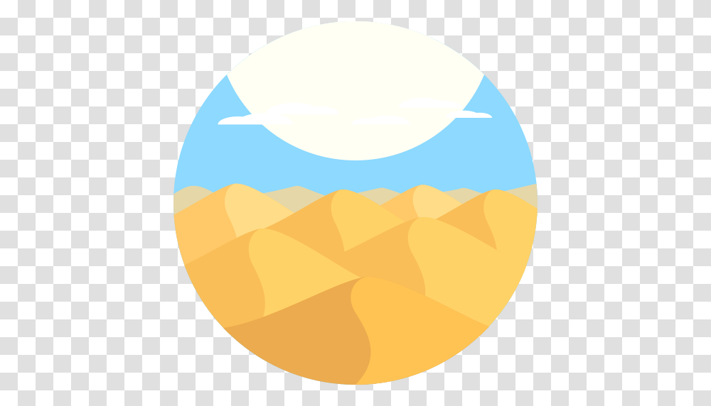Desert Desert Egypt Icon With And Vector Format For Free, Sphere, Food, Gold, Astronomy Transparent Png