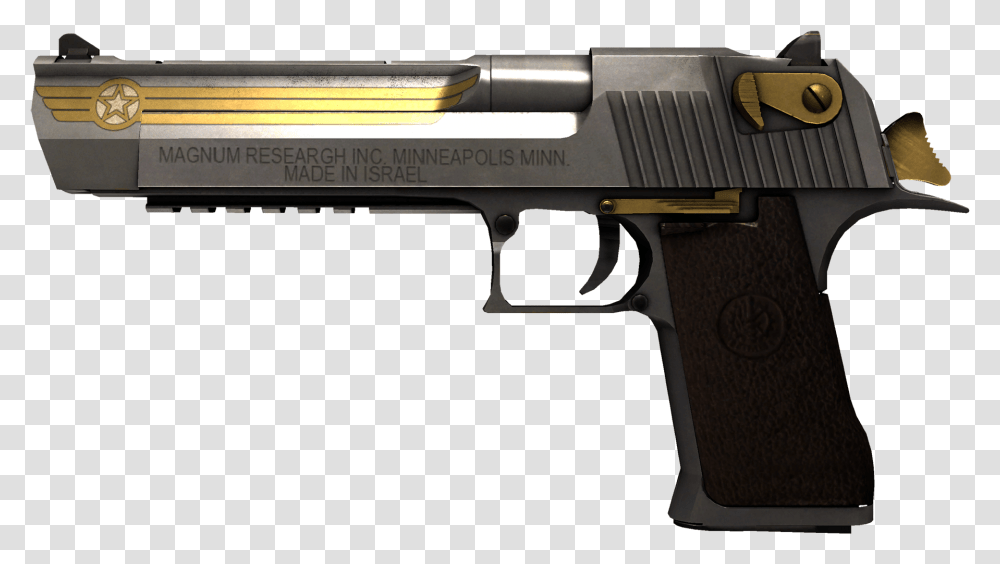 Desert Eagle Pilot, Gun, Weapon, Weaponry, Handgun Transparent Png