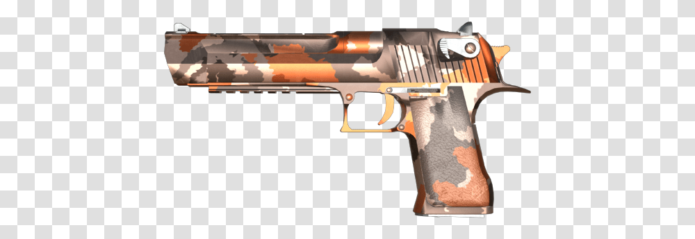Desert Eagle Urban Orange, Gun, Weapon, Weaponry, Handgun Transparent Png
