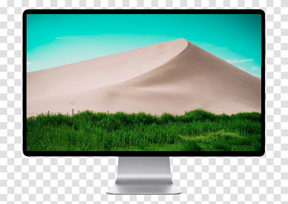Desert Grass Computer Monitor, Soil, Screen, Electronics, LCD Screen Transparent Png