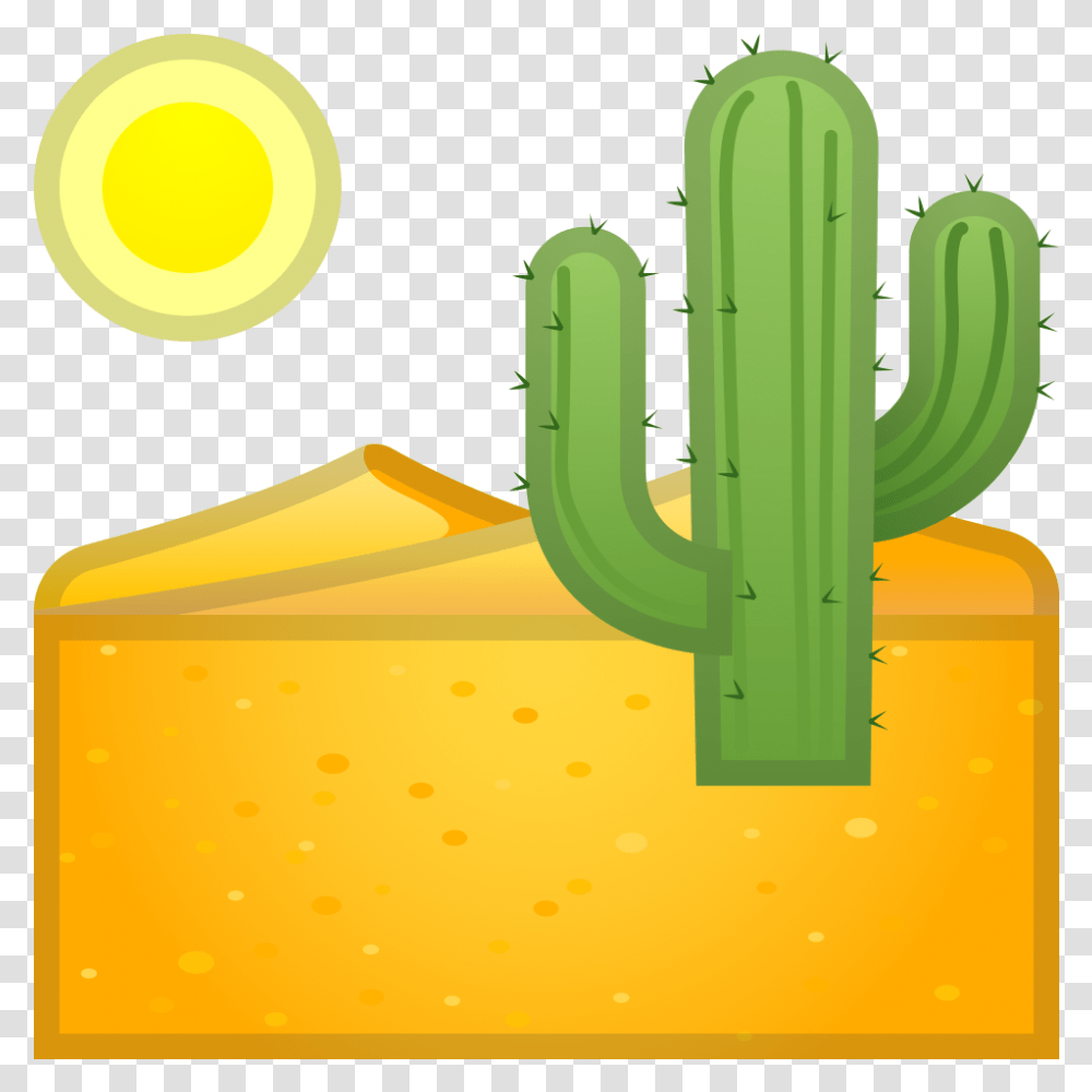 Desert Icon Clipart Desert Cactus Clipart, Plant, Bulldozer, Tractor, Vehicle Transparent Png