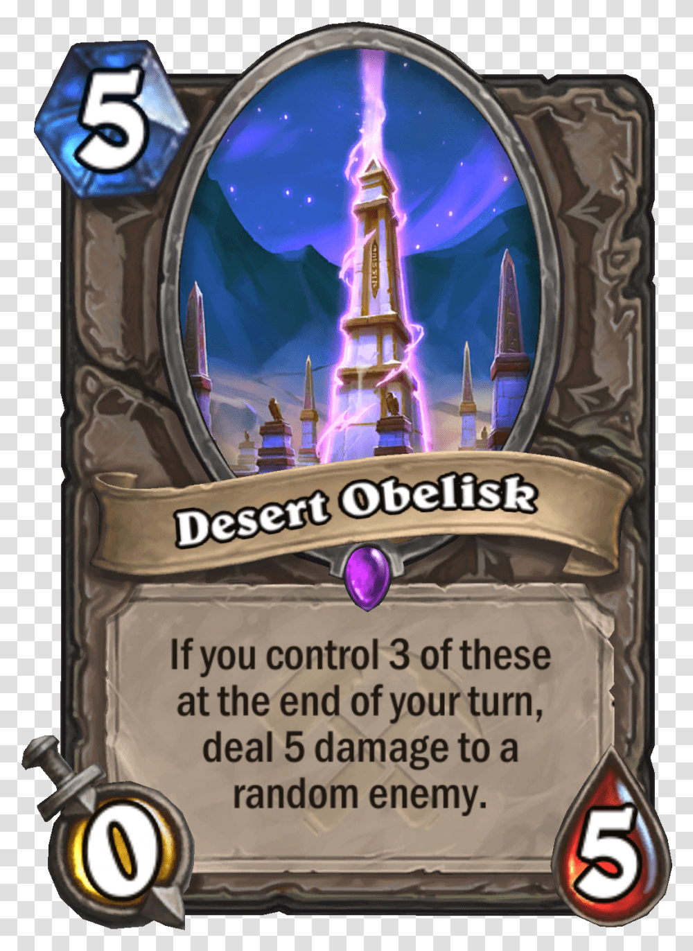 Desert Obelisk Hearthstone, Advertisement, Poster, Flyer Transparent Png