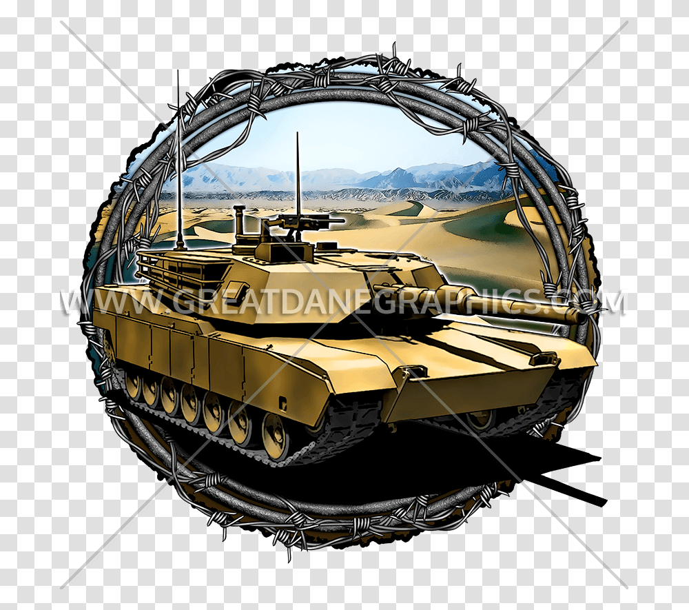 Desert Tank Production Ready Artwork For T Shirt Printing, Military, Military Uniform, Army, Armored Transparent Png