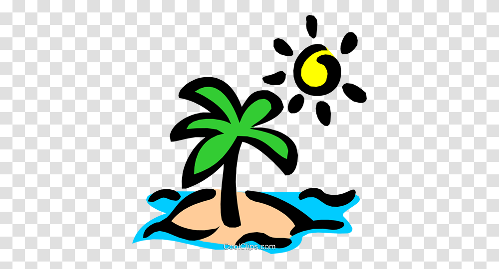 Deserted Island Royalty Free Vector Clip Art Illustration, Plant, Outdoors Transparent Png