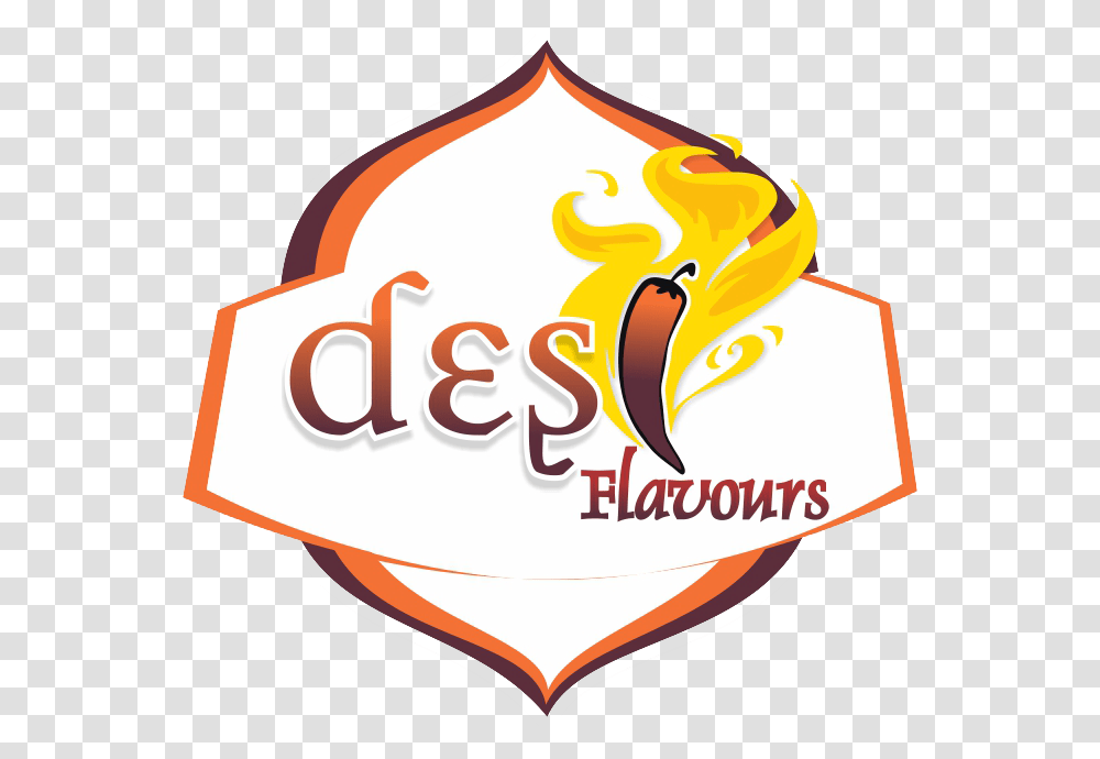 Desi Flavours Label, Fire, Flame, Logo Transparent Png