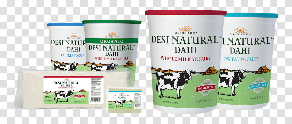 Desi Natural Dahi Low Fat Yogurt Dairy Cow, Cattle, Mammal, Animal, Dessert Transparent Png