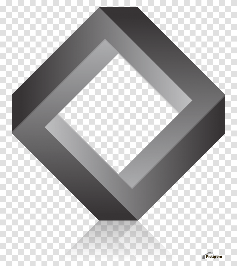 Design 3d Geometric, Triangle, Label, Alphabet Transparent Png