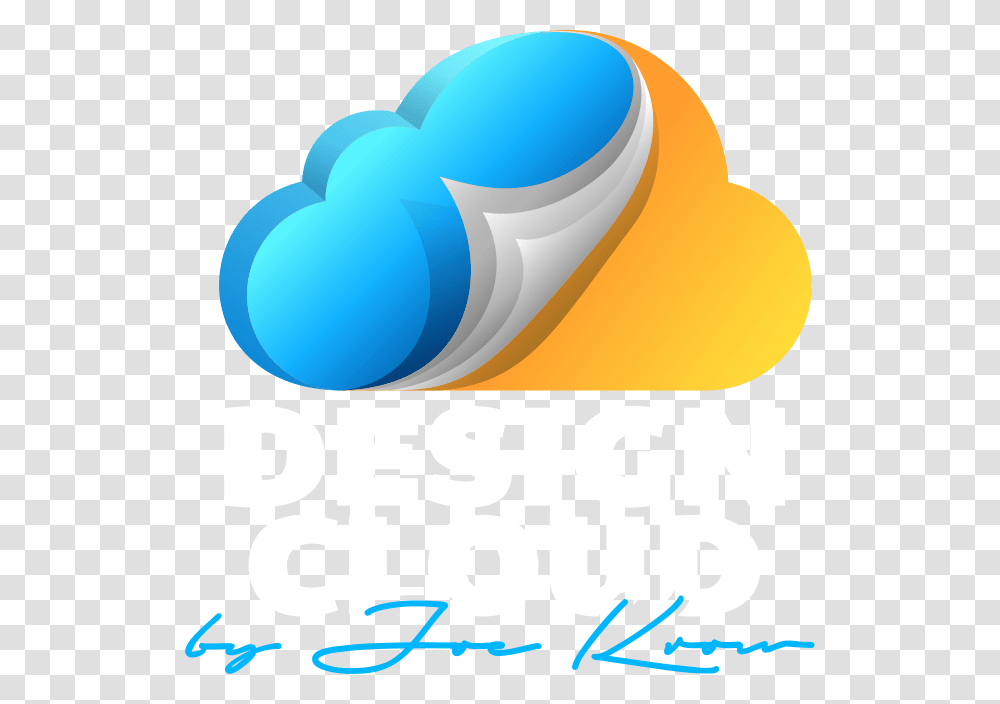 Design Cloud Logo Wsignature Light Graphic Design, Advertisement Transparent Png