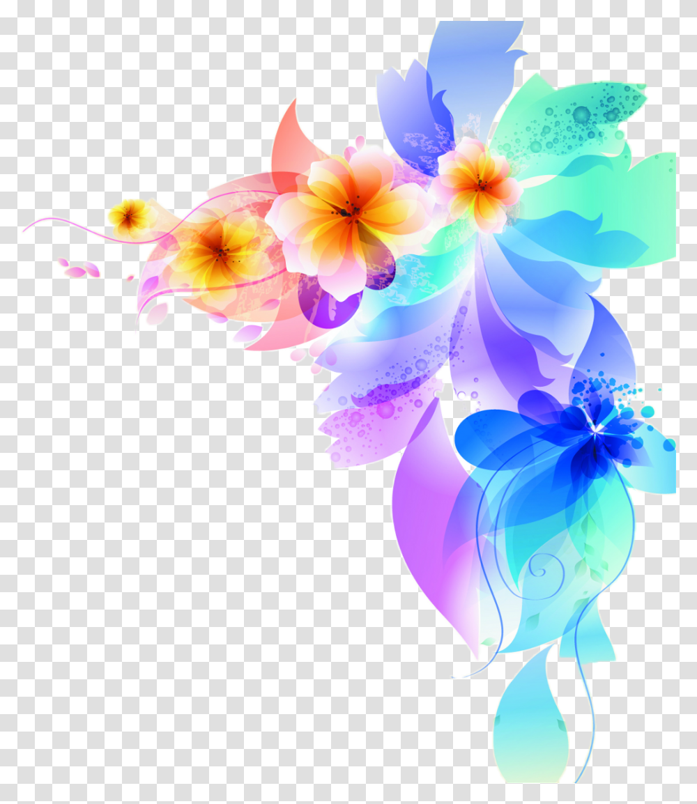 Design Color Colorful Swirls Flowers Vector Vectorart Good Mythical Morning Ellie, Plant, Floral Design, Pattern Transparent Png