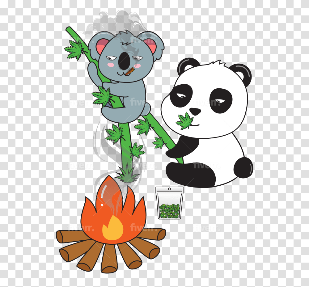 Design Cute Animals Emoticons Stickers Dot, Giant Panda, Graphics, Art, Plant Transparent Png
