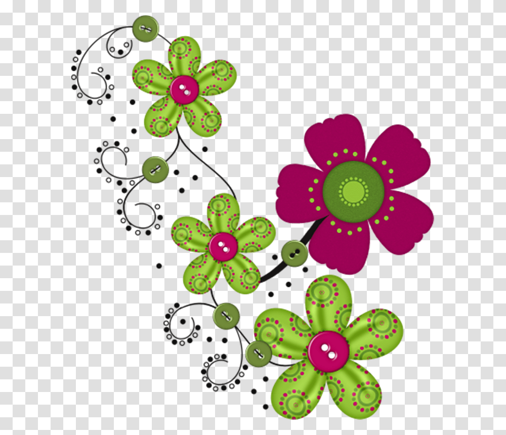 Design For Scrapbook Flower, Pattern, Floral Design Transparent Png