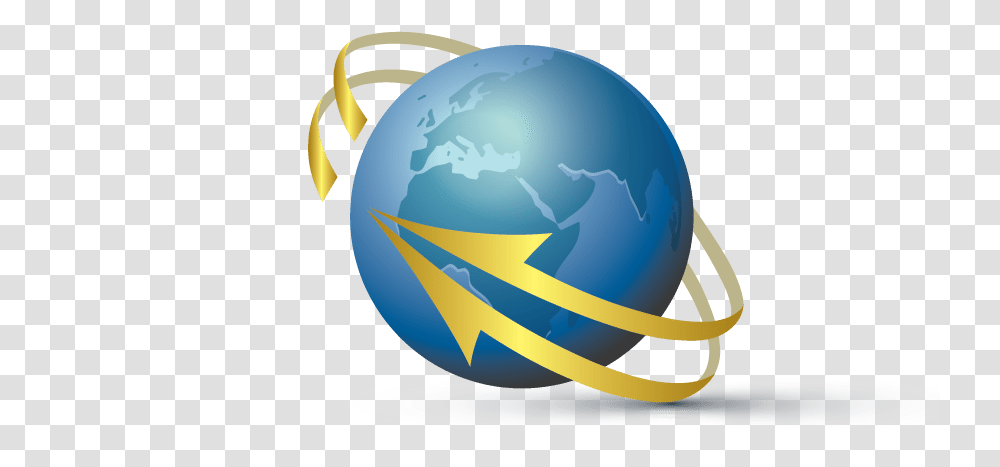 Design Free Logo 3d Arrow Globe Templates Design, Helmet, Clothing, Apparel, Planet Transparent Png