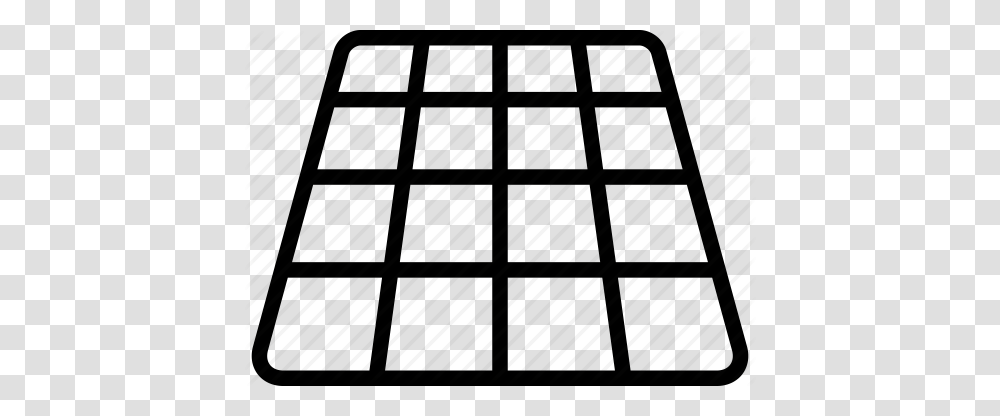 Design Geometric Grid Pattern Perspective Squares Icon, Silhouette, Texture, Rug, Gray Transparent Png