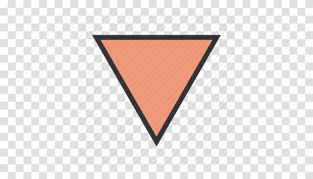 Design Geometry Graphic Inverted Pyramid Shape Triangle Icon, Rug Transparent Png