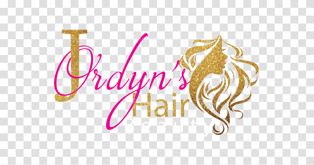 Design Hair Extensions And Barber Salon Logo Professionally Calligraphy, Text, Poster, Advertisement, Alphabet Transparent Png