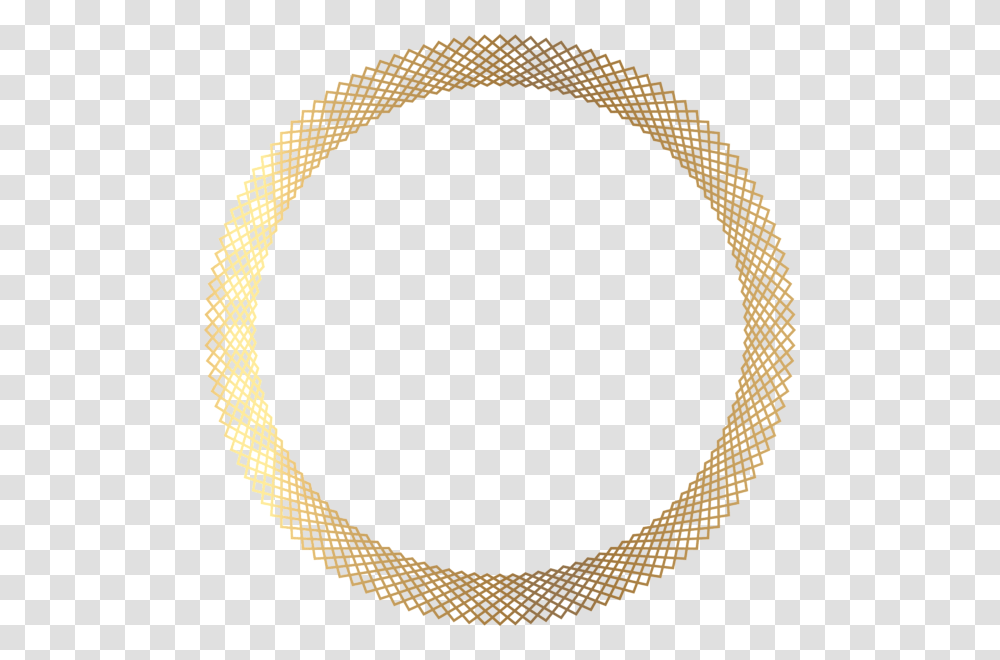 Design Lines Gold Golden Circle Frame Border Circlefram, Rug, Chain, Accessories, Accessory Transparent Png