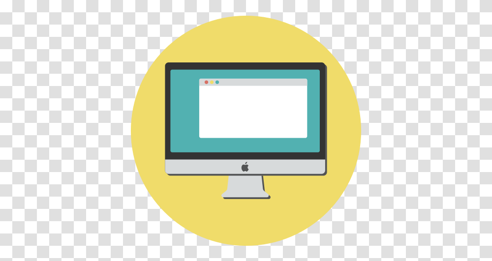 Design Mac Imac Apple Monitor Mac Computer Icon Vector, Screen, Electronics, Display, LCD Screen Transparent Png