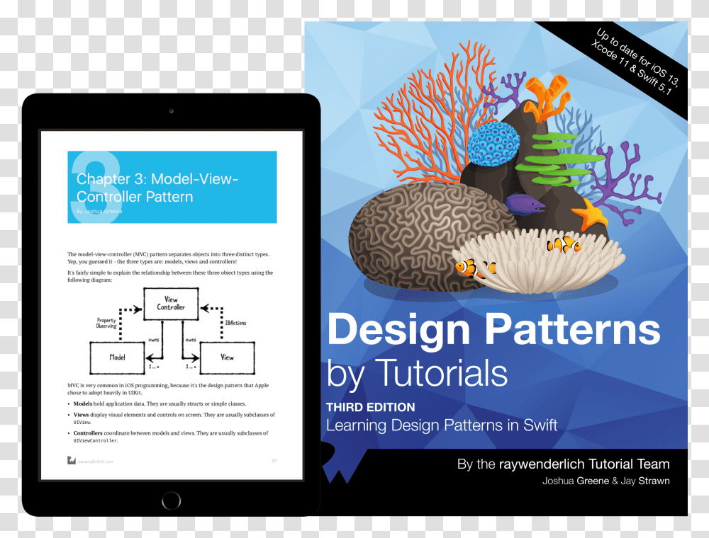 Design Patterns By Tutorials, Computer, Electronics, Tablet Computer Transparent Png