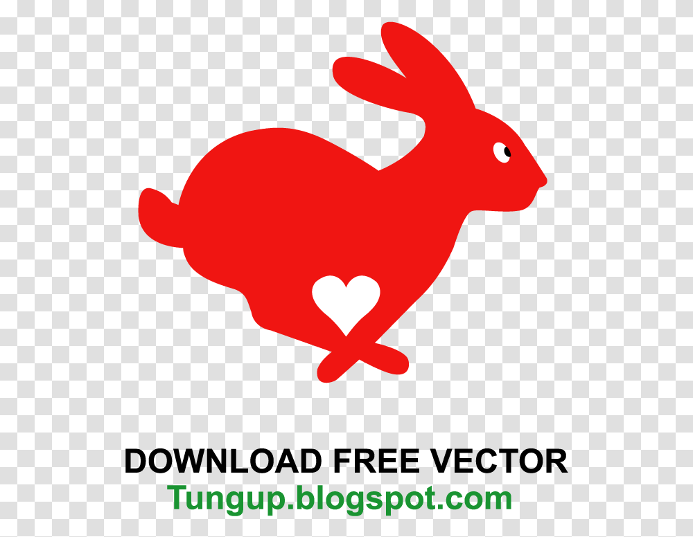 Design Positive And Negative Space, Animal, Mammal, Rodent, Rabbit Transparent Png