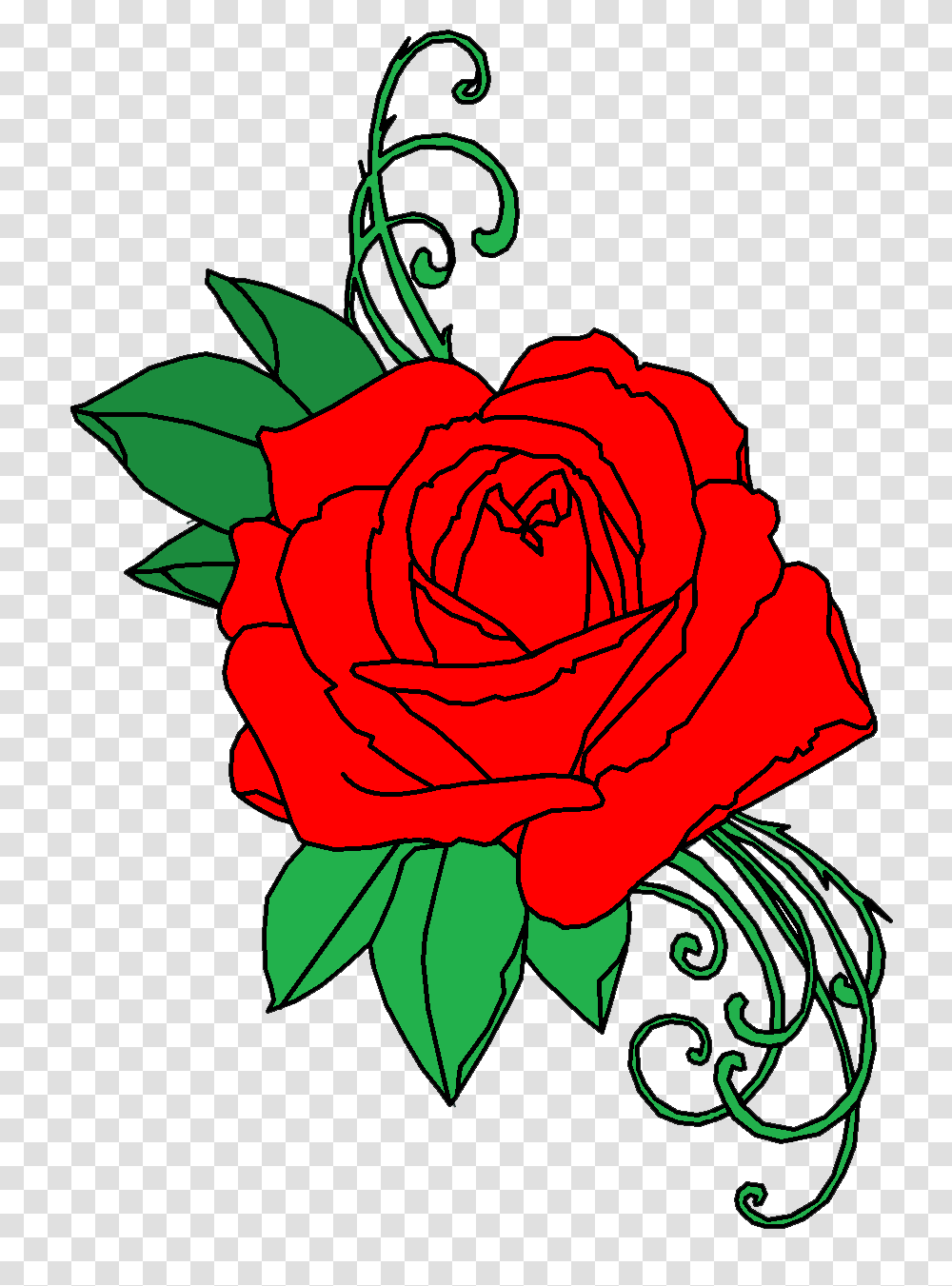 Design Rose Tattoo Clipart, Flower, Plant, Blossom, Petal Transparent Png