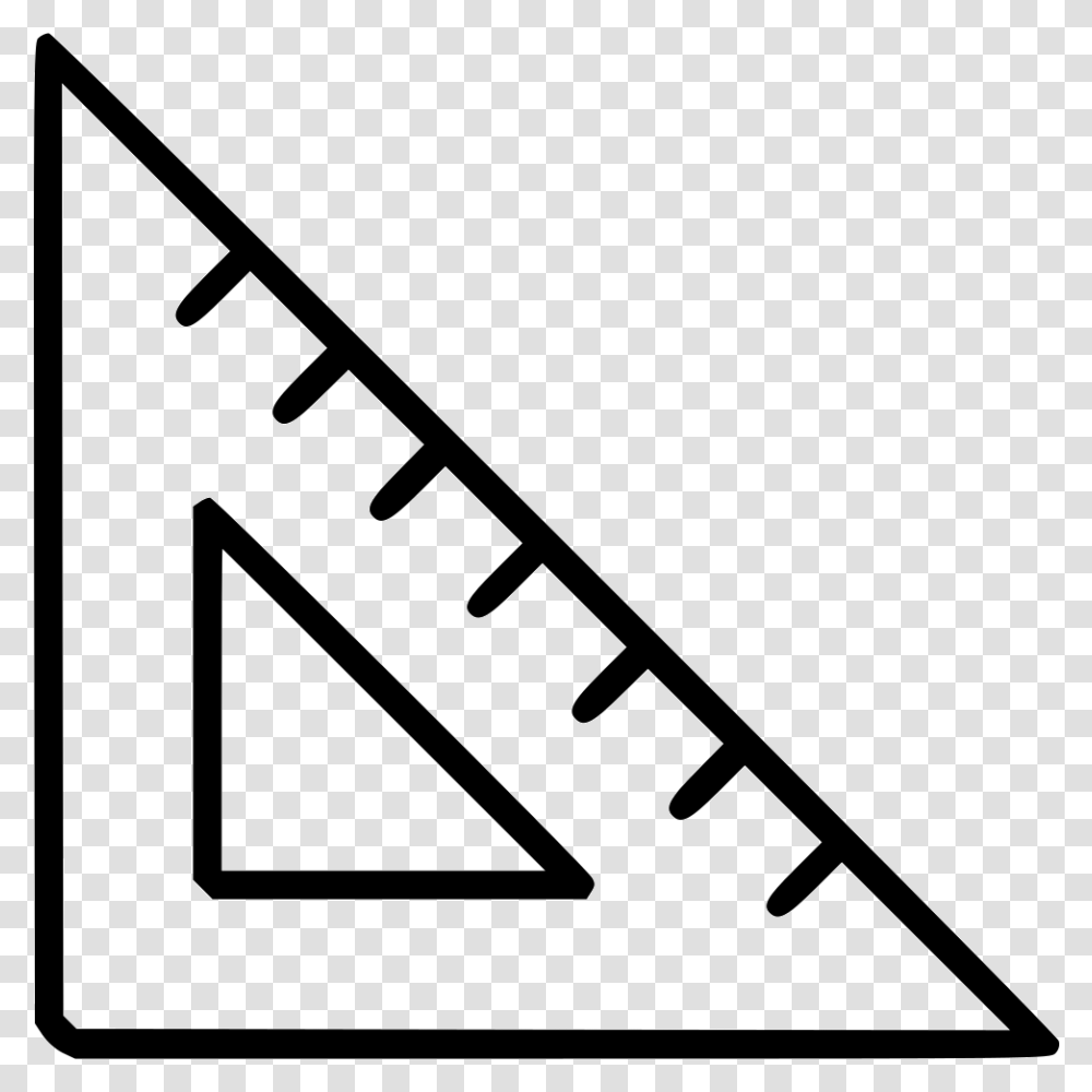 Design Ruler Setsquare Tools Triangle Triangles Slope Transparent Png