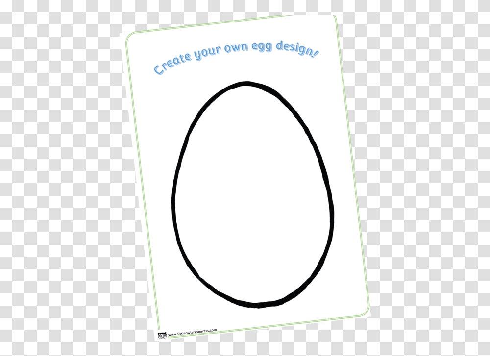 Design Your Own Egg Activity Template Circle, Label, Oval, Food Transparent Png