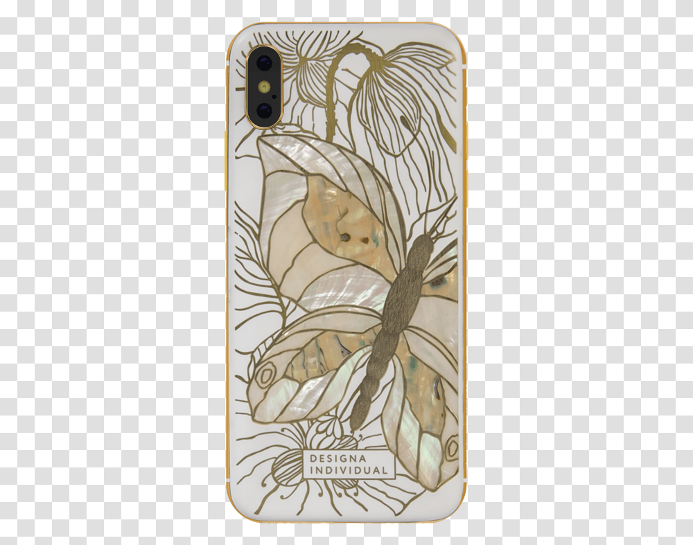 Designa Individual Luxury Phone Butterfly Mobile Phone Case, Bird, Animal, Mammal Transparent Png