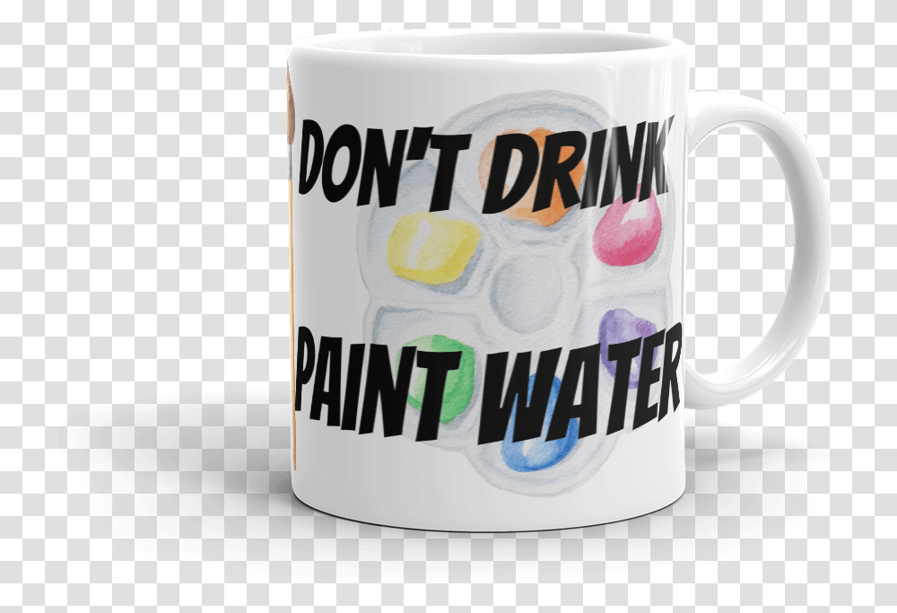 Designate A Paint Water Cup With This Specialty Cup Coffee Cup, Diaper Transparent Png