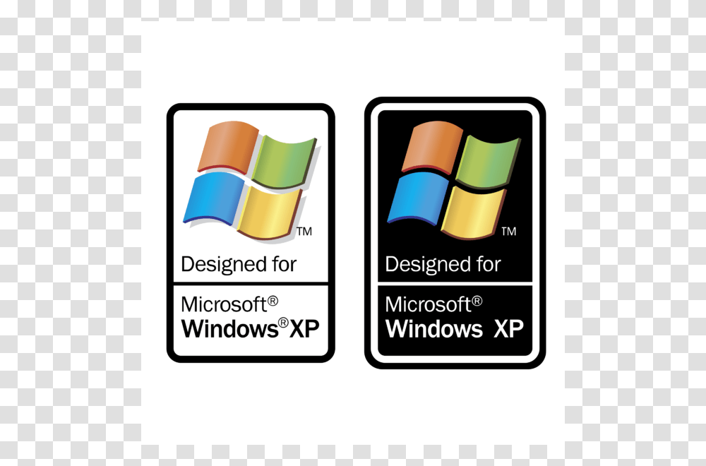 Designed For Microsoft Windows Xp Logo, Label, Word, Number Transparent Png