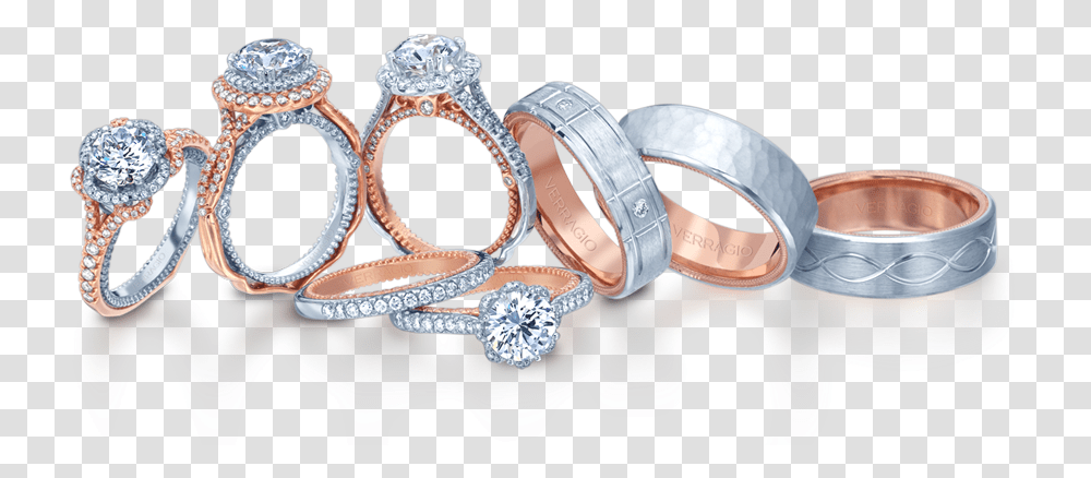 Designer Engagement And Wedding Verragio Wedding Rings Rose, Accessories, Accessory, Jewelry, Platinum Transparent Png