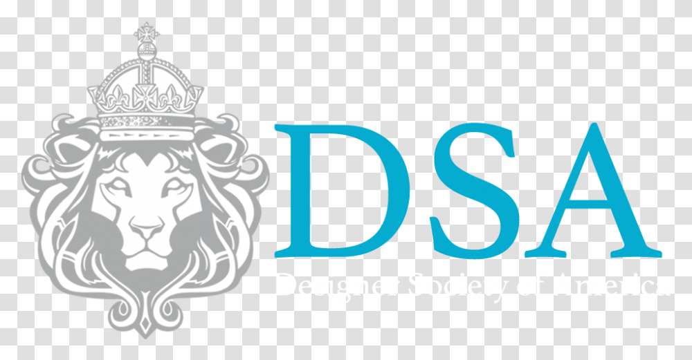 Designer Society Of America Interior Design Education Lion Icon With Crown, Label, Text, Alphabet, Graphics Transparent Png