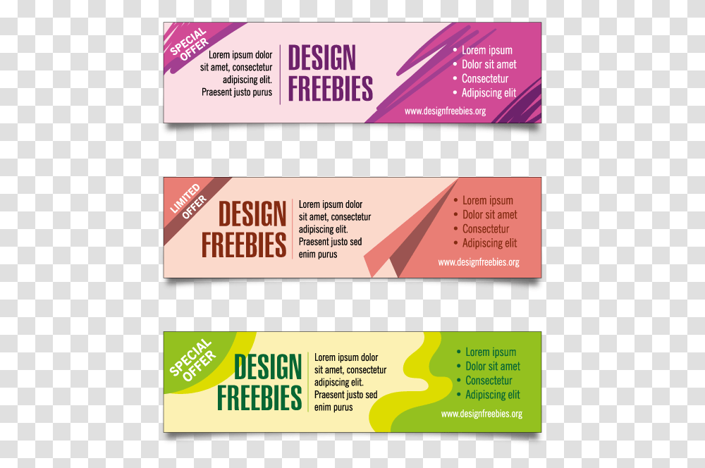 Designfreebies Vector Banner Template Set 1 March Parallel, Paper, Business Card Transparent Png