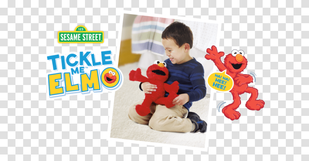 Designing For Kids 3 Ways To Make Children Love Your Tickle Me Elmo Logo, Person, Boy, Toy, Clothing Transparent Png