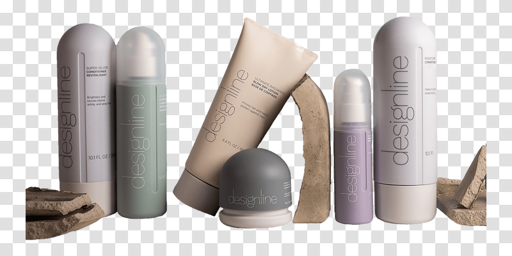 Designline Hair Products Cylinder, Cosmetics, Deodorant, Bottle, Sunscreen Transparent Png