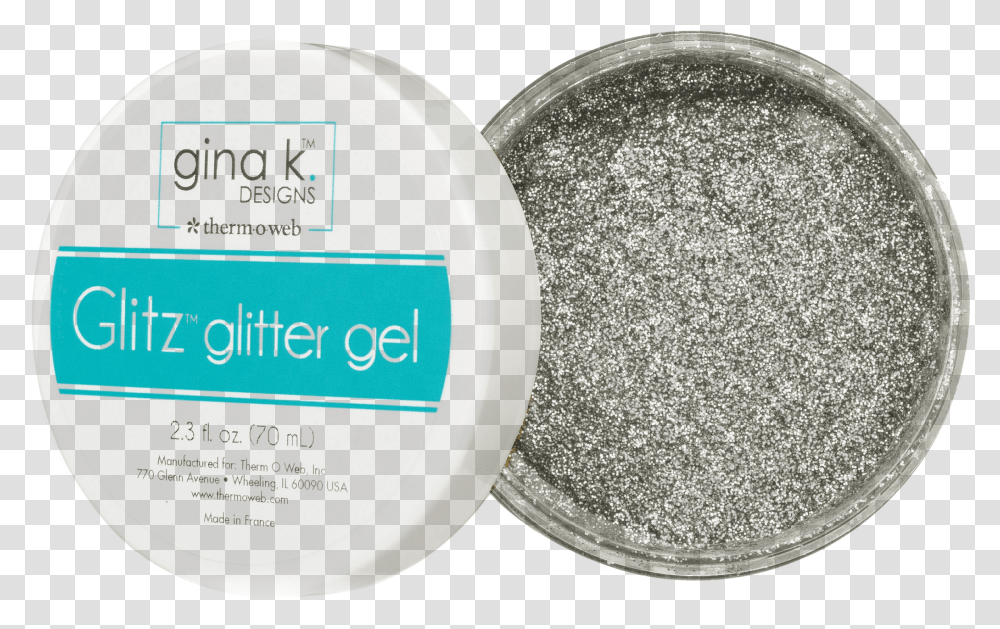 Designs Glitz Glitter Gel Silver Gina K Designs Glitz Glitter Gel, Lighting, Bowl, Tape, Label Transparent Png